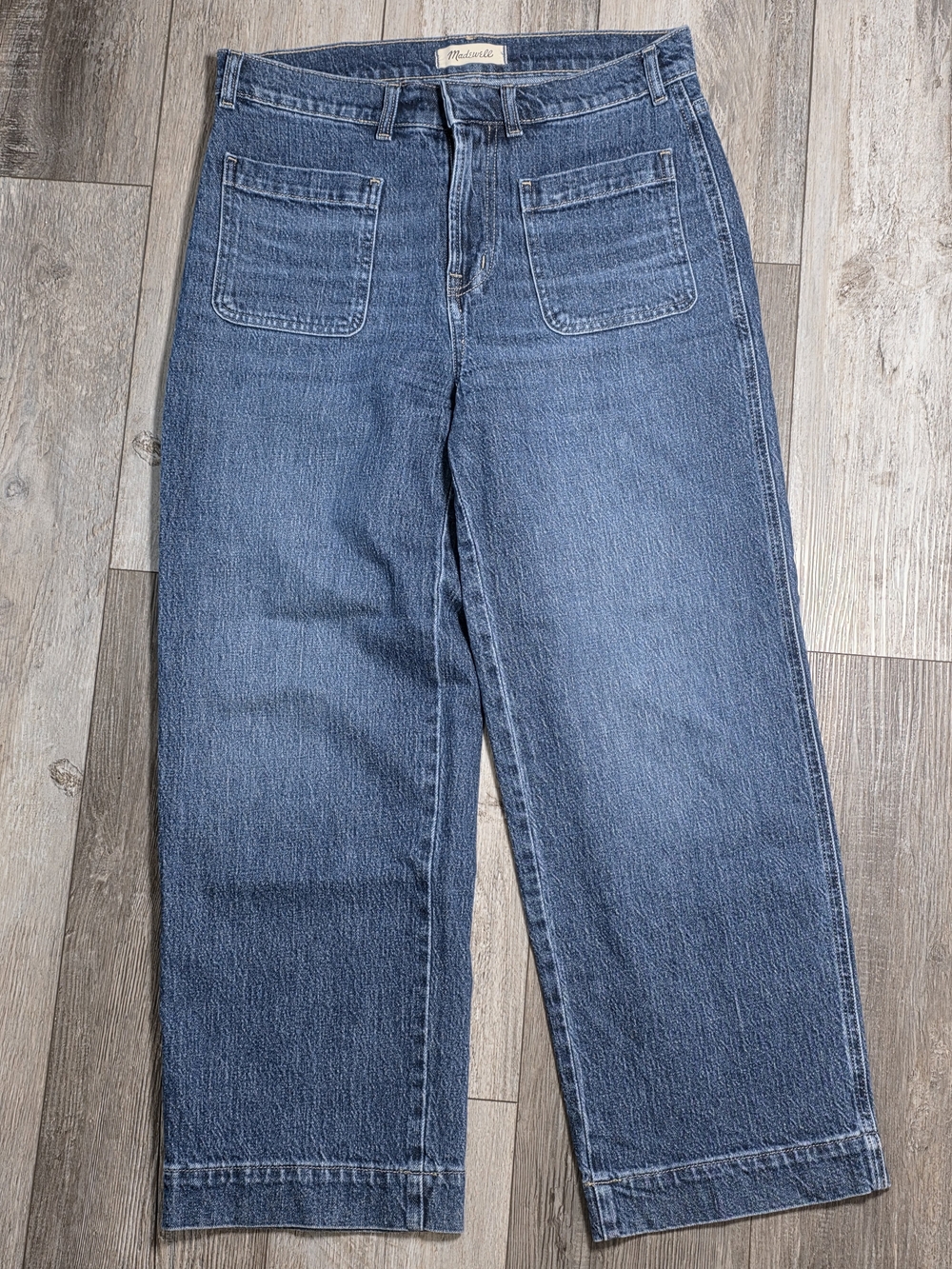 Madewell Women's The Perfect Vintage Wide-leg Jean Sz 29P